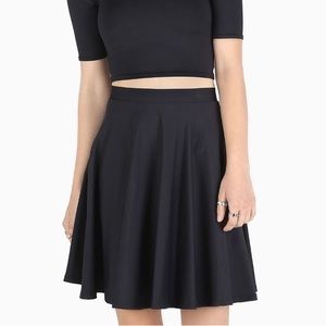 Blackmilk Matte Pocket Skater Skirt Medium Brand New